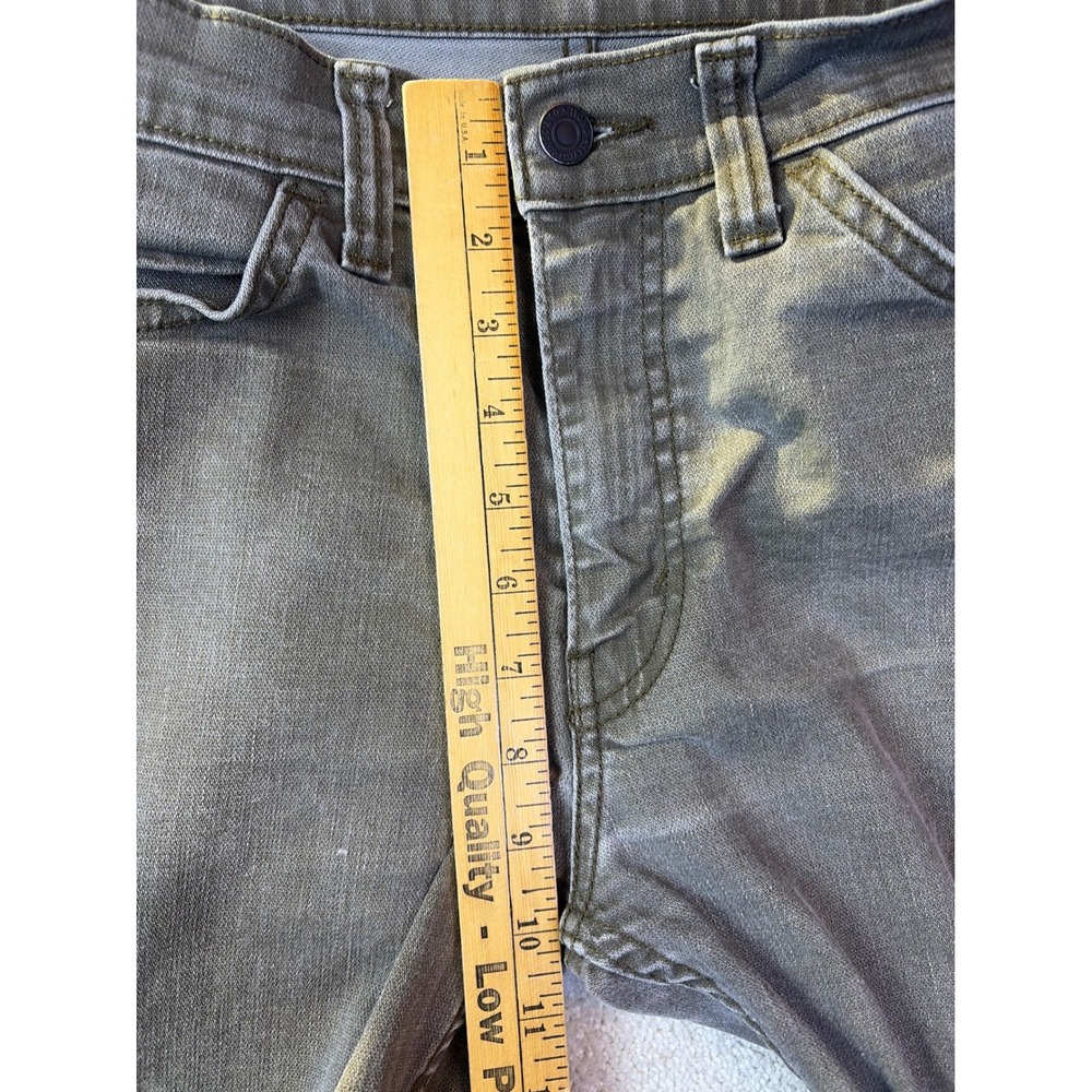 Levi's 511 Slim Jeans Mens 33x32 (Fits 33x31) Green Faded Stretch Denim - Picture 7 of 9